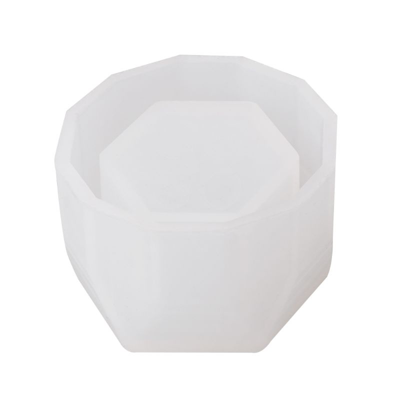 Khuôn Silicone Hình Lục Giác Làm Chậu Hoa / Giá Đỡ Bút DIY