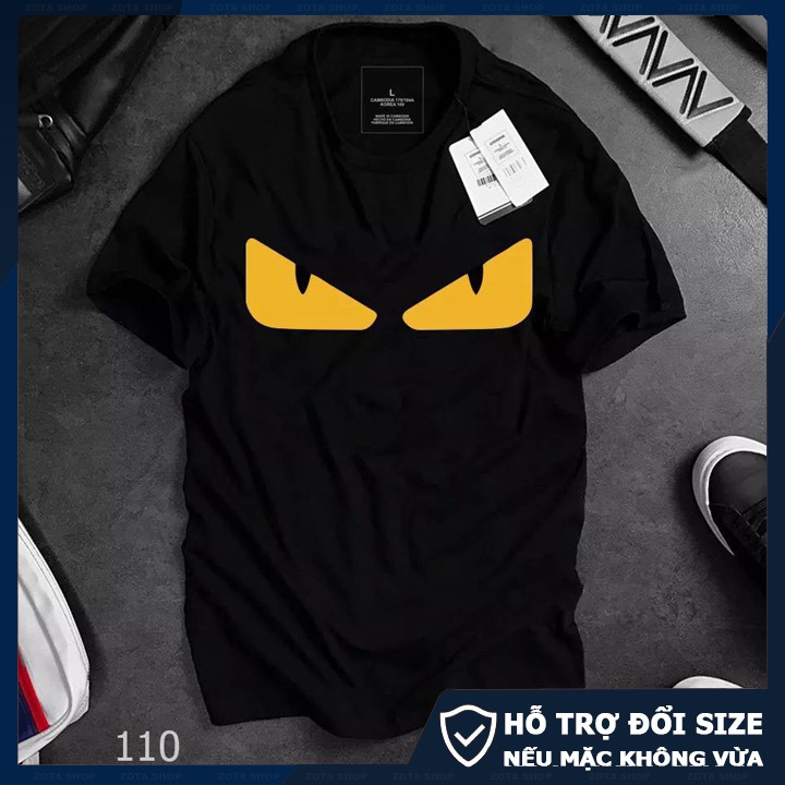 Áo thun nam Hàn Quốc, áo phông cộc tay ZOTA chất tici in mắt cáo đẹp CZ32