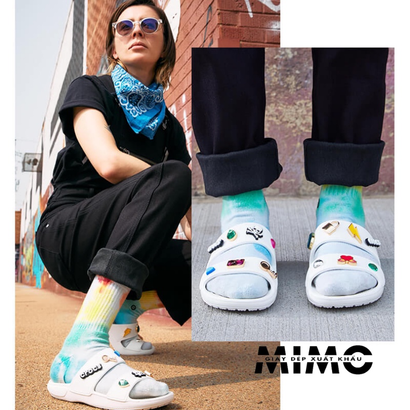 [Tặng 10 jibit] - Dép Lê 2 Quai Màu Trắng Cực Êm Mềm Nhẹ, Bền Đẹp, Full Box Xịn Xò