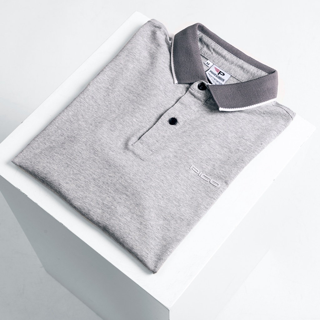 Áo thun polo nam cổ bẻ cotton, logo ép nhiệt Zppl32 (chọn màu)