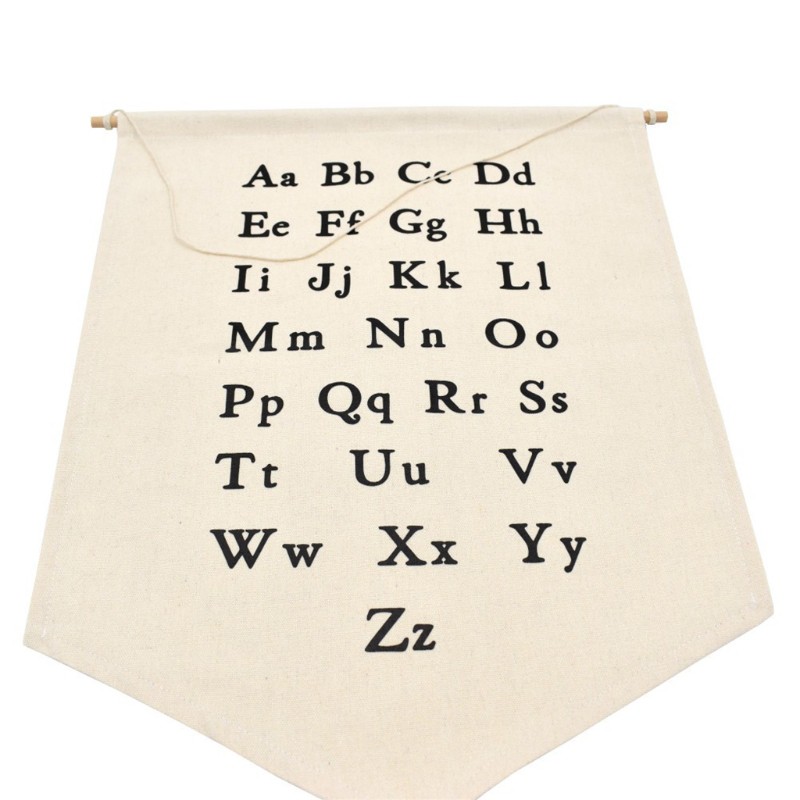 Dây Cờ Vải Treo Tường Trang Trí Phòng Cho Bé