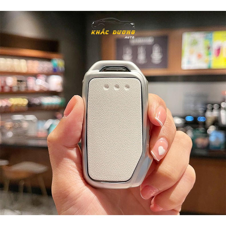 Ốp chìa khoá Kia Cerato nhựa TPU đính đá nhân tạo sang trọng