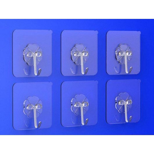 Sỉ 450 đ - COMBO 10 MÓC DÁN TƯỜNG SIÊU DÍNH SIÊU BỀN- 10 CÁI