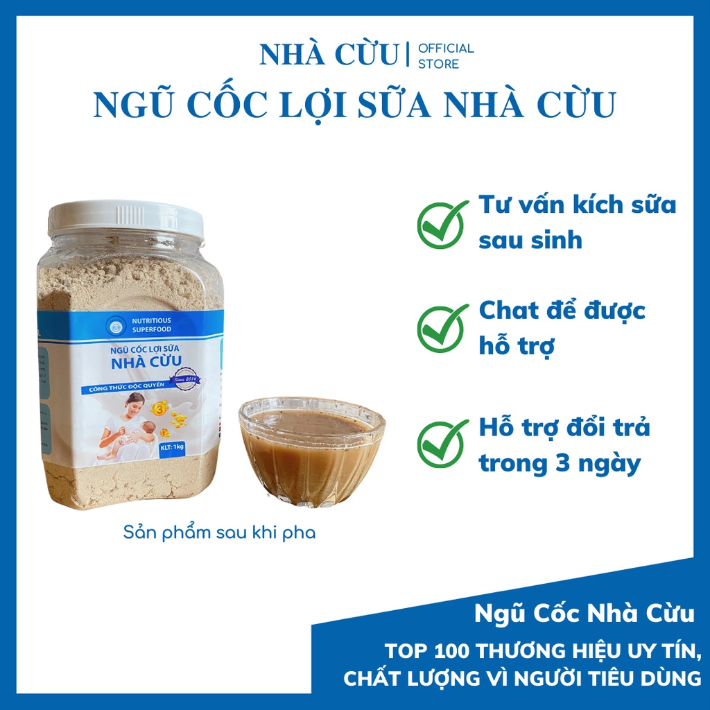 Ngũ cốc lợi sữa Nhà Cừu Organic Gấp 3 Omega3 hộp 1kg với 13 loại hạt (Freeship) Bột ngũ cốc lợi sữa cho mẹ sau sinh