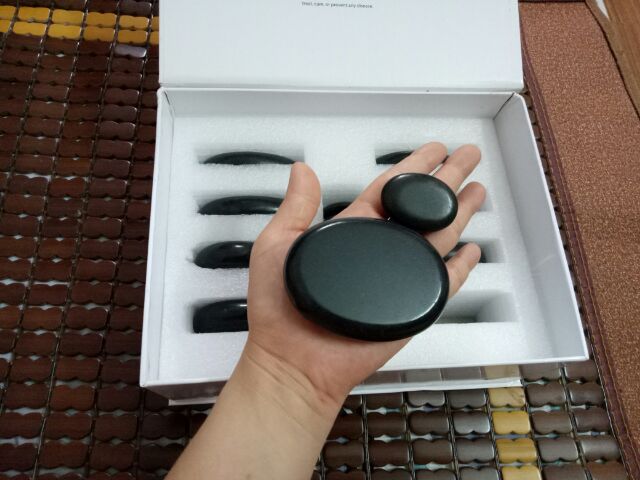 Viên Lẻ Đá Nóng Dùng Trong Massage, Trị Liệu size 8cm