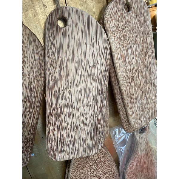 Thớt gỗ trang trí/ chụp hình thức ăn, bánh, đồ uống /Thớt Gỗ Dừa - Coconut wood cutting board