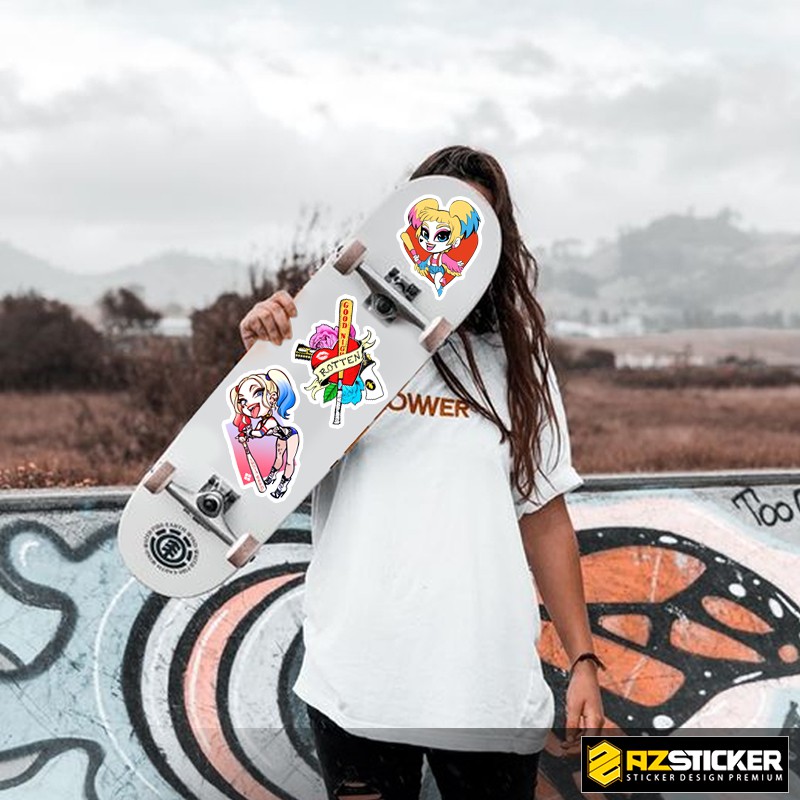 Sticker Single Hình Dán Harley Quinn STKA426 | Dán Nón Bảo Hiêm, Điện Thoại, Laptop, Bình Nước...PVC Chống Nước, ....