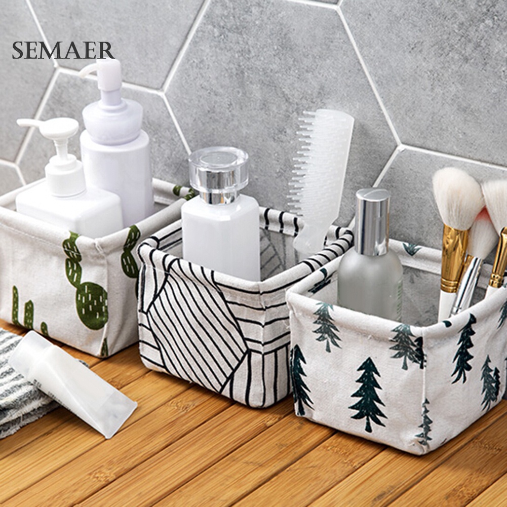 Giỏ Đựng Đồ Dùng Để Bàn Họa Tiết Cây Xương Rồng Có Thể Gấp Gọn Tiện Dụng Cho Gia Đình | BigBuy360 - bigbuy360.vn