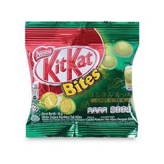 Bánh xốp phủ trà xanh KitKat Bites gói 30g