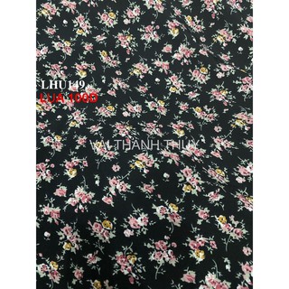 VẢI LỤA 100D HOA NHÍ - DÒNG VẢI THÔNG DỤNG - 1 MÉT X 1M5