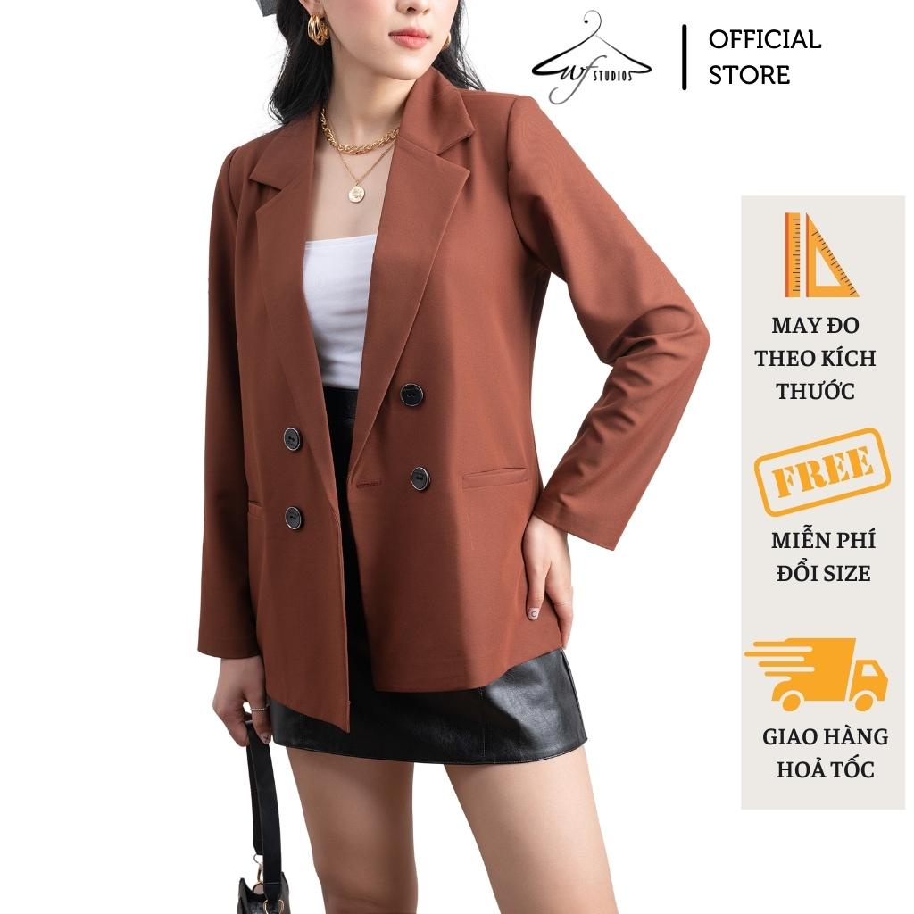 Áo khoác blazer, áo vest nữ kiểu Hàn Quốc tay dài, chất vải đẹp, nhiều màu Blz 03- Thời trang công sở WFstudios