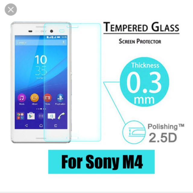 Combo bộ 3 miếng kính cường lực cho sony M4