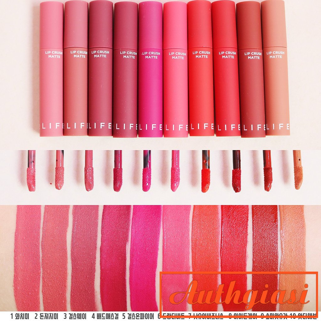 Son kem lì It's Skin Life Color Lip Crush Matte #ItsSkin bán siêu chạy #14 It's So Cool