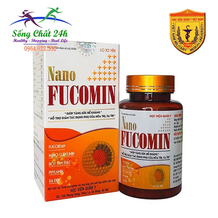 Nano Fucomin Học Viện Quân Y [CHÍNH HÃNG] - Sống Chất 24h