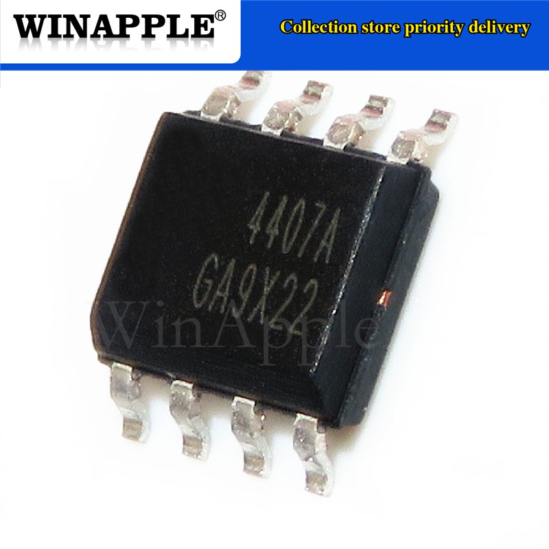 10 Cái / lốc AO4407AL AO4407A AO4407 4407A 4407 SOP8 30V 12A MOSFET Kênh P Còn Hàng