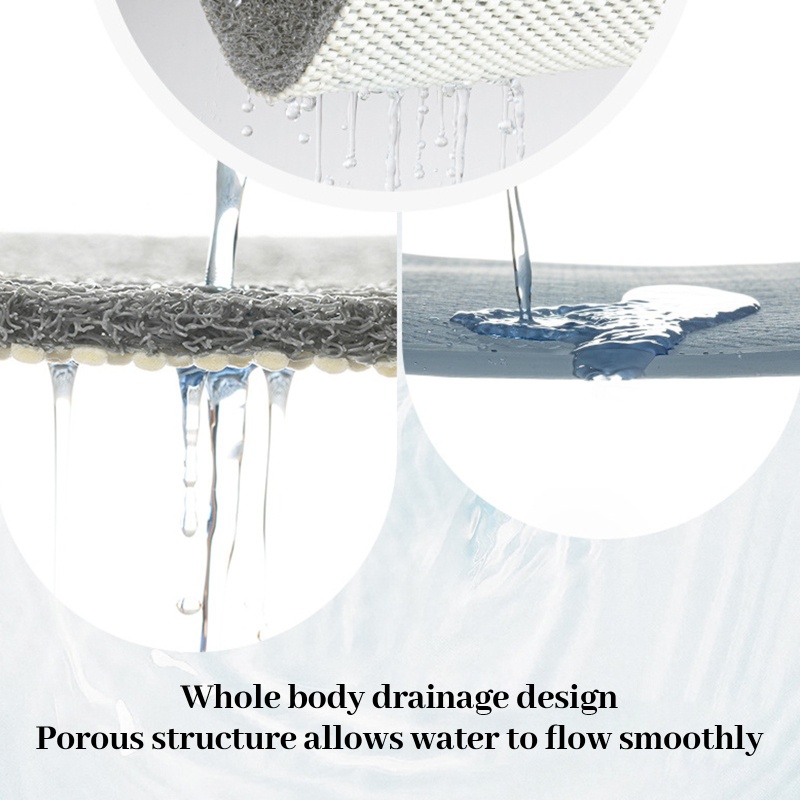 Thảm Lót Sàn Mềm Mại Thoải Mái Chống Trượt Cho Phòng Tắm / Nhà Bếp