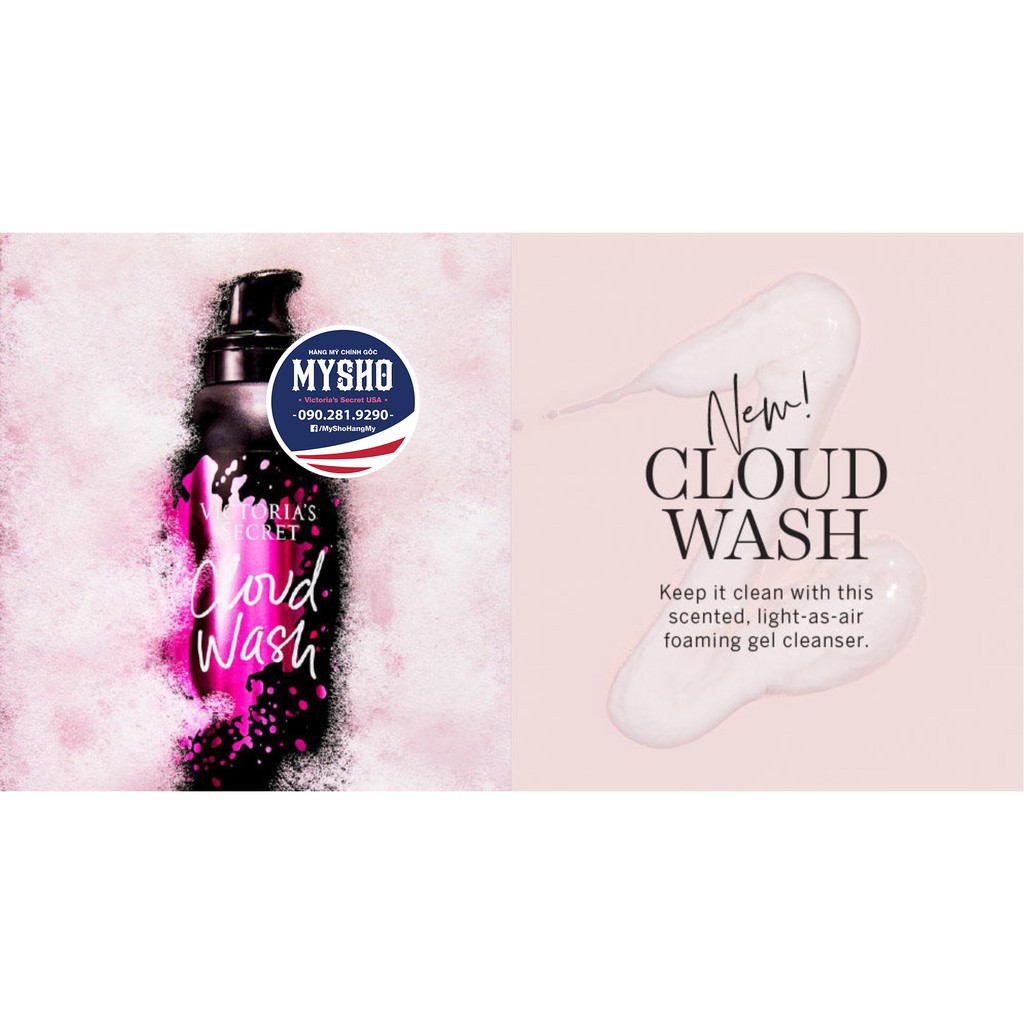 Gel tắm Pure Seduction Cloud Wash 130g - Victoria's Secret mang đến làn da sạch mịn màng, thơm ngát.