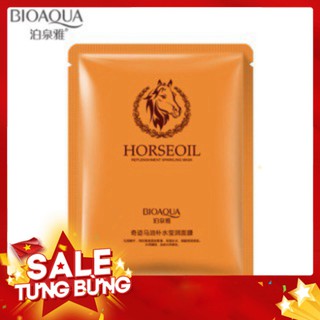 Mặt nạ dưỡng trắng da, cấp ẩm, thải độc Dầu Ngựa Bioaqua