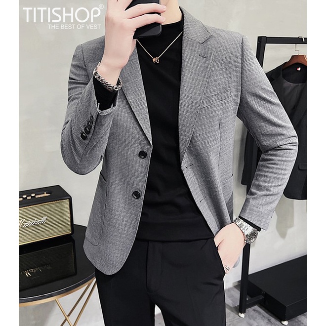 Áo Blazer Nam Titishop VN600 Luxury