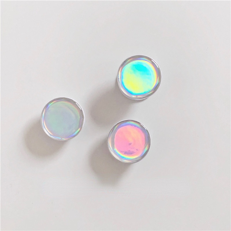 Giá Đỡ Điện Thoại Laser Hình Tròn Màu Gradient Dễ Thương