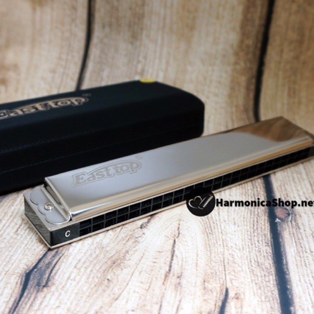 🎶Kèn Harmonica 24 lỗ 🎵 Tremolo Easttop T2403 Cao cấp