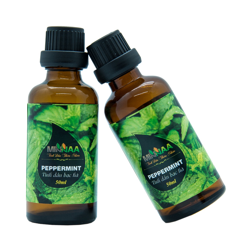 Tinh dầu Bạc hà Minnaa 50ml nguyên chất thơm phòng thanh lọc không khí