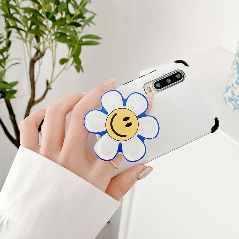 Cartoon Sun Flower Stand Holder Portable Bracket Phone Holder Crystal Tablet Support Mount for Iphone Cellphone