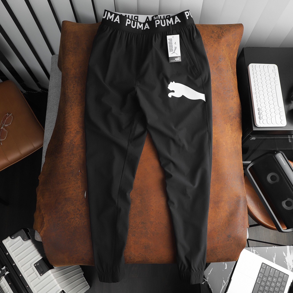 Quần dài thể thao PM SS01,fom âu, 3 túi khóa kéo