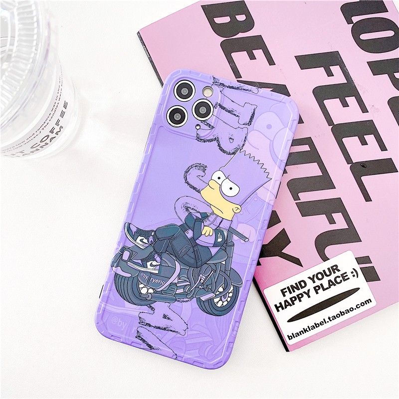 Ốp lưng iphone Cool Simpson IMD dày dặn viền nổi 5/5s/6/6plus/6s/6splus/7/7plus/8/8plus/x/xs/11/12/pro/max/plus/promax | BigBuy360 - bigbuy360.vn
