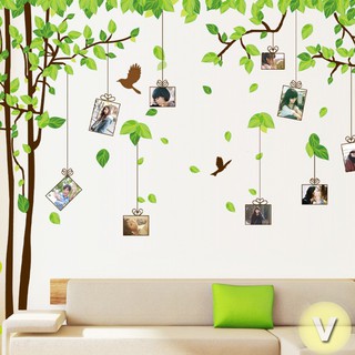 Decal dán tường Cây khung ảnh