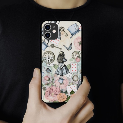 Ốp lưng iphone SAMSUNG hình tiny girl collage art pop art chống sốc cứng  cho các dòng iPhone PAP20210729