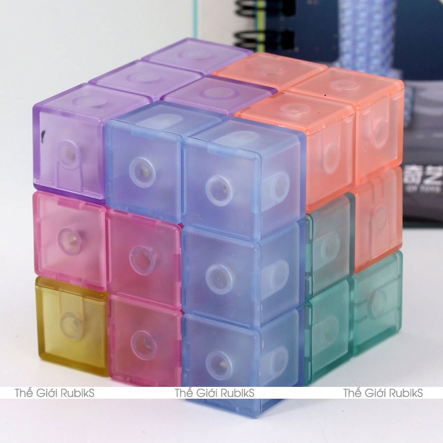 [người bán địa phương] Rubik Magnetic Blocks QiYi MoYu YJ Nam Châm Building Biến Thể Thể Rubic 3x3 Cube