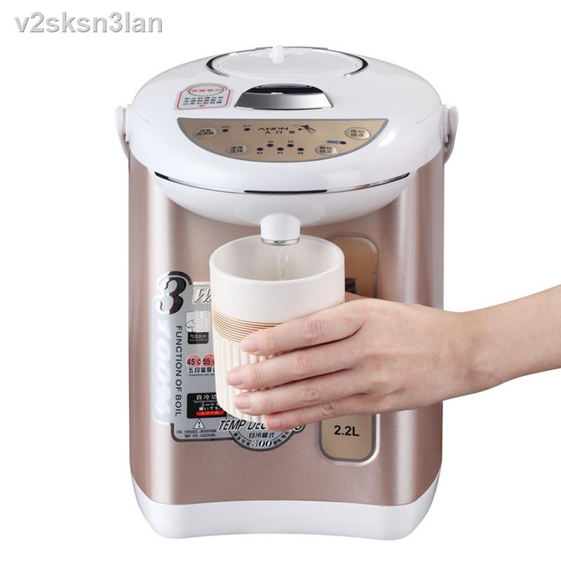 ♈ ❐ ❉ ☄ ❏  ❒▣Bình nóng lạnh mini để bàn, giữ nhiệt và đun sôi nước loại nhỏ tích hợp máy nước, inox 2L3L