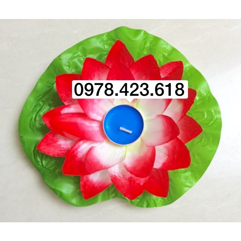[Tặng kèm nến] Đèn hoa đăng thả nước Mừng Lễ Vu Lan  - đèn hoa sen