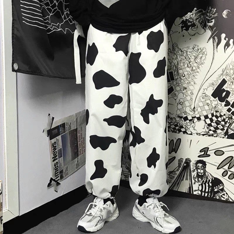 QUẦN JOGGER BÒ SỮA QUẦN NỈ COTTON ULZZANG DÂY RÚT FORM RỘNG UNISEX - GIN STORE