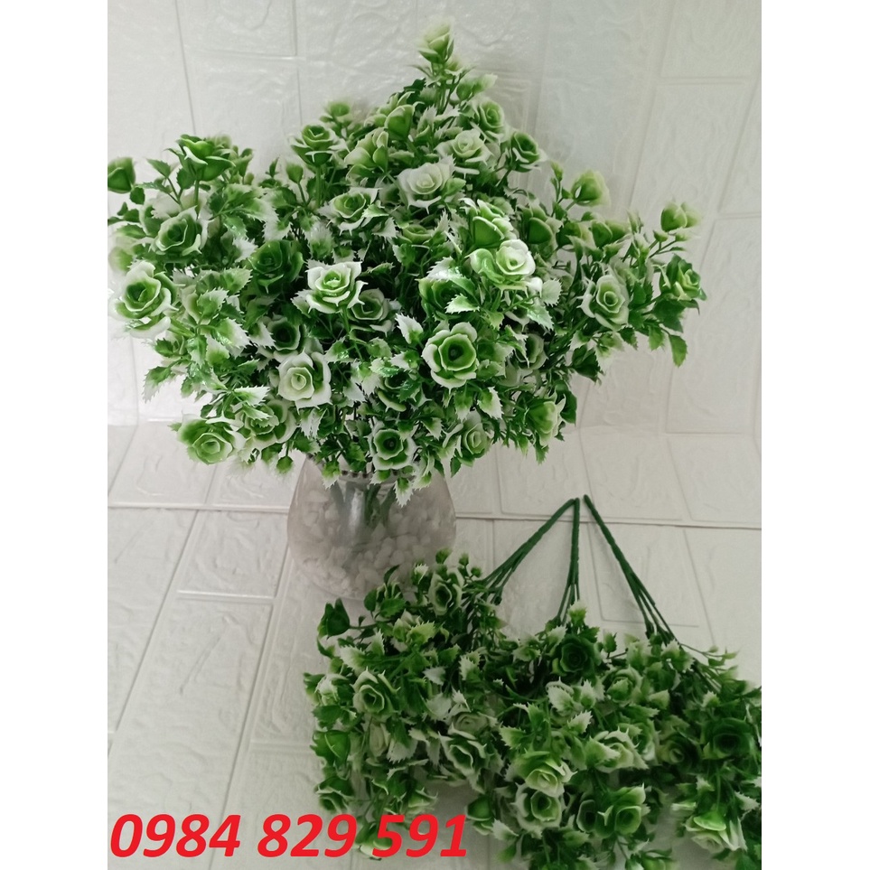 Cụm điểm hoa hồng, điểm hoa bưởi, điểm hoa đá, điểm hoa dương xỉ