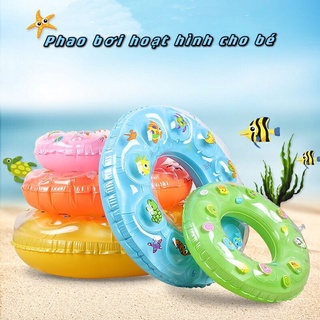 Phao bơi tròn 2 lớp dày size 60,70,80cm cho bé 6-12 tuổi
