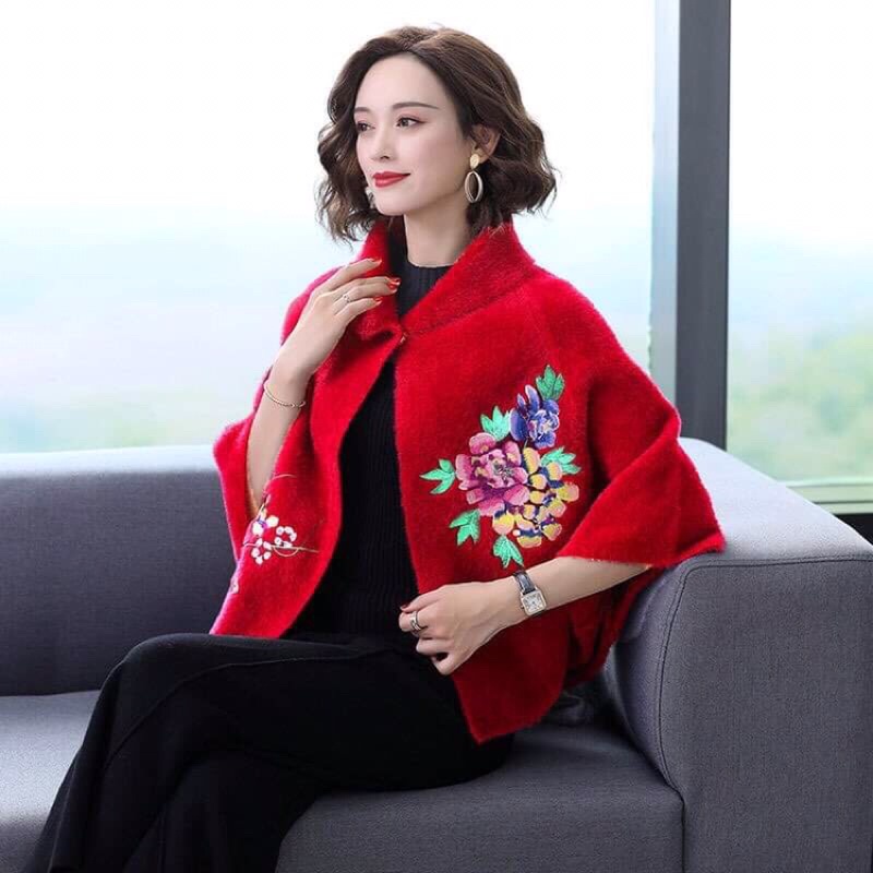 Áo khoác choàng dạ len cao cấp kiểu dáng sang trọng NP2458 | BigBuy360 - bigbuy360.vn