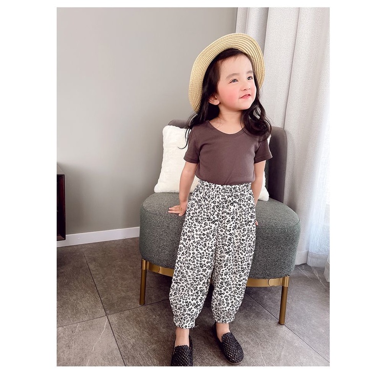 [Babycat] Hàng Có Sẵn Quần Ống Rộng Chống Muỗi Phong Cách Nhật Bản Hàn Quốc Mùa Hè Cho Bé Gái