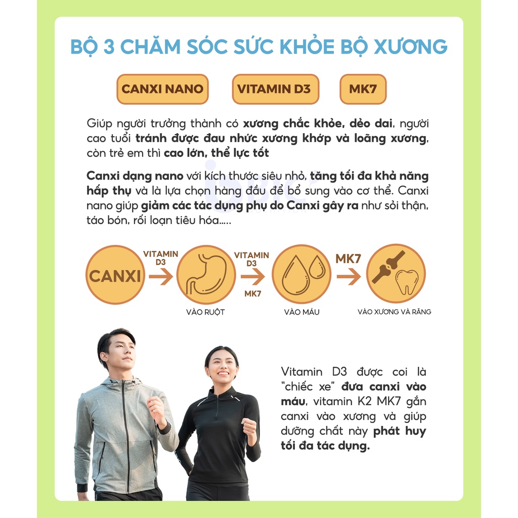 Sữa bột IQ KAO CANXI PRO dành cho người trên 18 tuổi tốt cho xương khớp và tim mạch, ngăn ngừa loãng xương hộp 900g