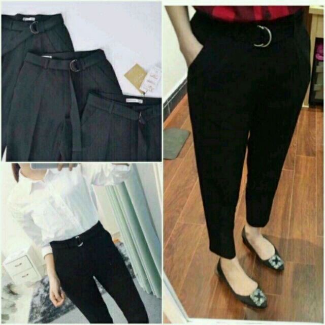 Quần Baggy Đai Tròn 3 màu Sang Chảnh