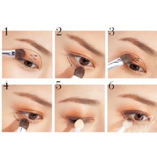 Cọ phấn mắt 2 đầu Vacosi E2E dễ tán màu lông cọ mềm mại