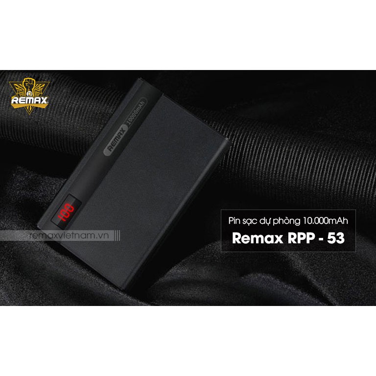 pin sạc dự phòng remax RPP-53 10000