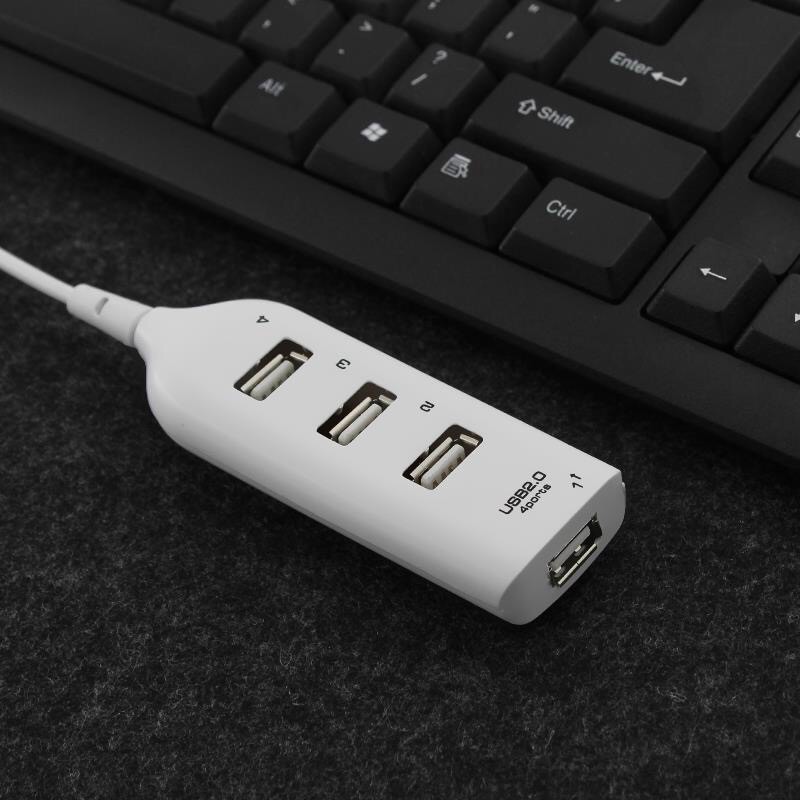 Hub usb 4 port hình ổ điện (Đen)