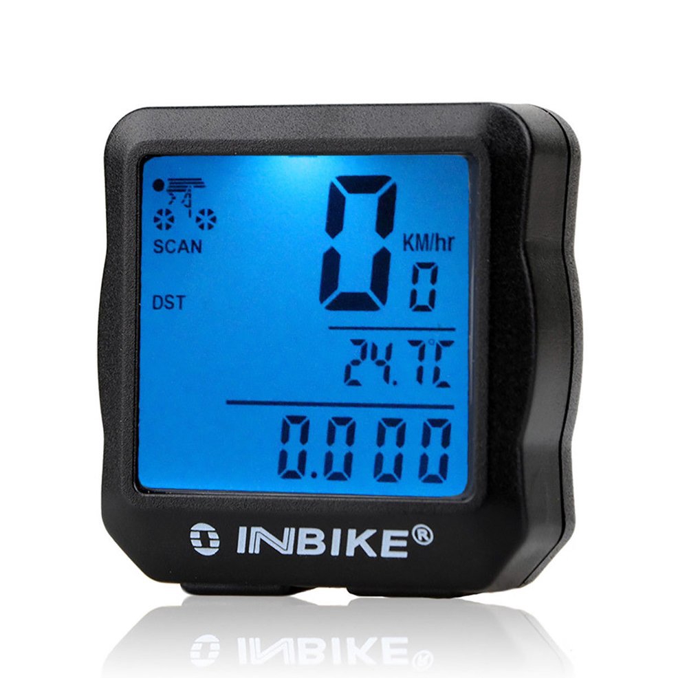 Đồng hồ điện tử có dây màn hình LCD hiển thị cho xe đạp