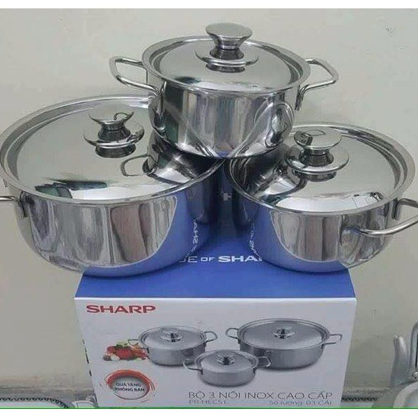 Bộ Nồi Inox Đáy Từ Đa Năng Dùng Cho Mọi Loại Bếp