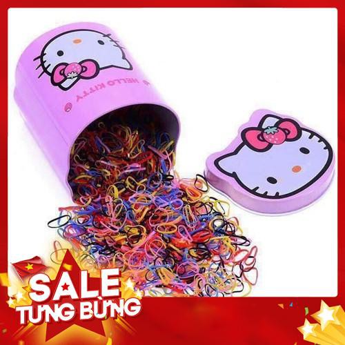 [SIÊU SALE] Hộp chun buộc tóc Hello Kitty - CỰC RẺ