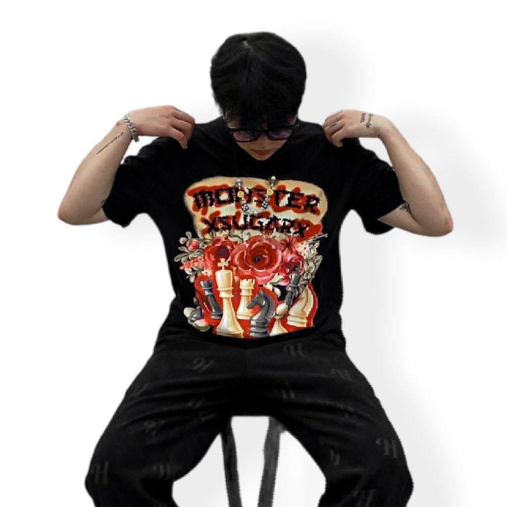 Chess Over Bloom Tee monster sugar streetwear