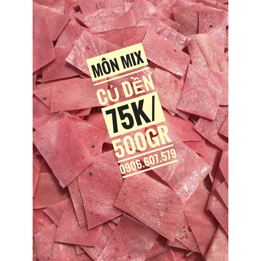 Bánh phồng môn củ dền