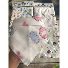 Sét 10 Yếm Xô Quàng Cổ Hàng Carter’s Việt Nam ( 1 Túi 10 Chiếc)